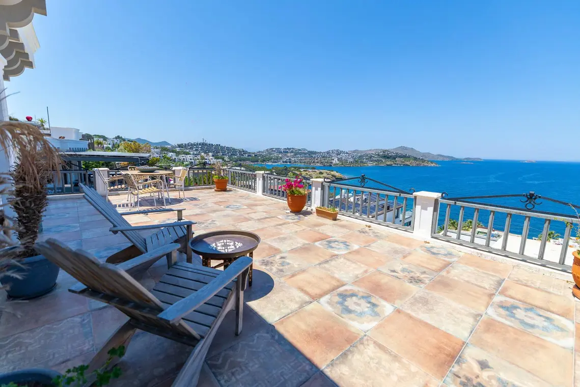 Villa Privée 6+1 avec Vue Pleine Mer et Piscine à Yalıkavak Dirmil | KW Platine Mixte — 8